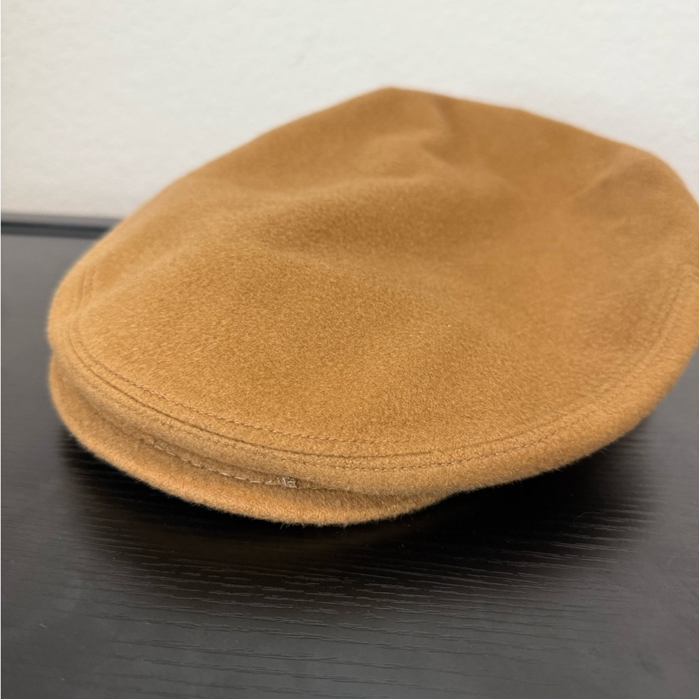 Barneys New York Mustard Wool Cap
